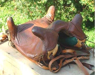 Roman cavalry saddle